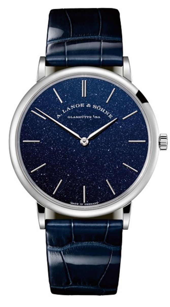 A.Lange and Sohne 205.086 Saxonia Blue Brilliance Thin