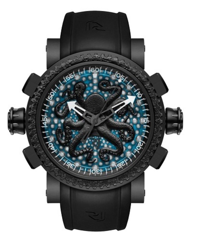 Romain Jerome RJ Romain Deep Blue Octopus Titanic-Dna PVD