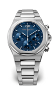 Girard Perregaux Laureato 81020-11-431-11A Chronograph Stainless Steel Blue Bracelet