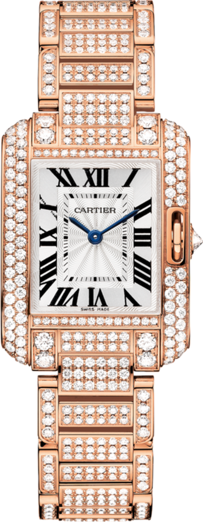 Cartier HPI00558 Tank Anglaise Small Model Pink Gold Diamonds