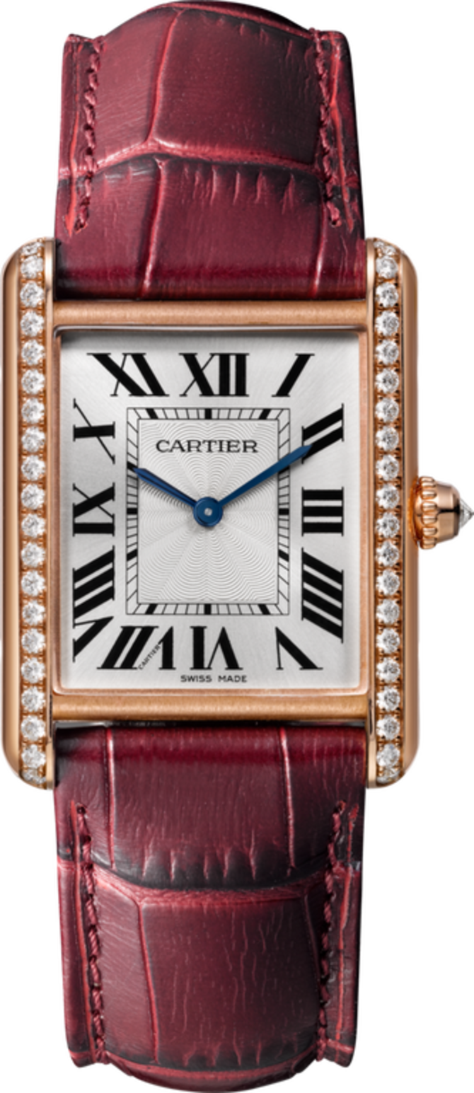 Cartier WJTA0014 Tank Louis Large Pink Gold Diamonds