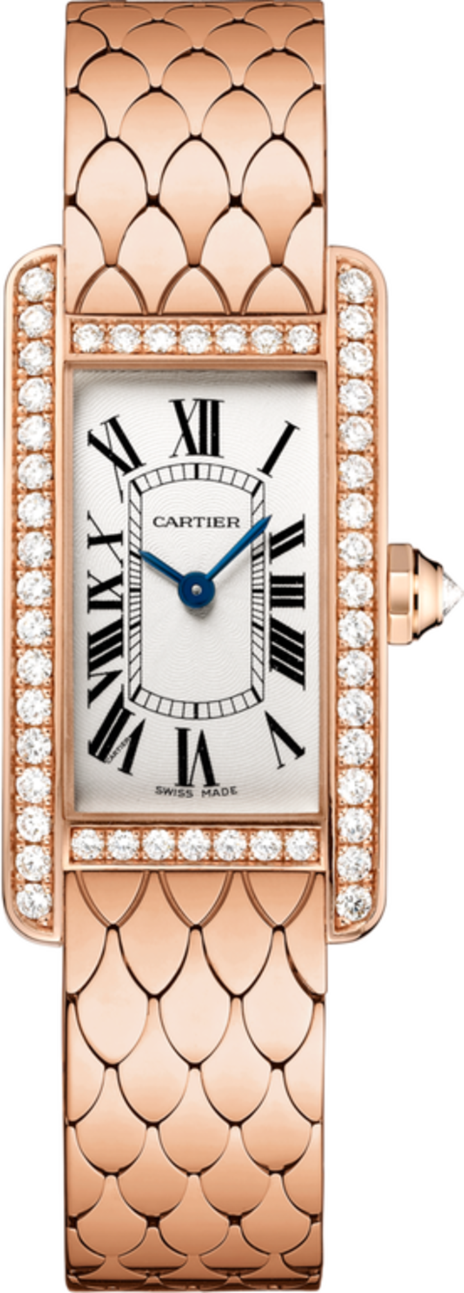 Cartier WB710008 Tank Americaine Small Pink Gold Diamonds