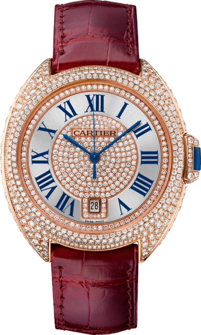 Cartier WJCL0037 Tortue Cle De Cartier Pink Gold 40 mm Diamonds