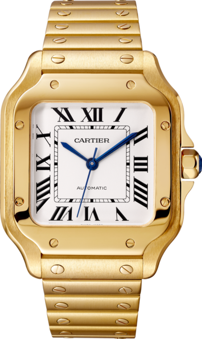 Cartier WGSA0010 Santos De Cartier Yellow Gold Medium