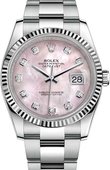 Rolex Datejust 116234-0150 36 mm Steel and White Gold