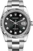 Rolex Datejust 116234-0122 36 mm Steel and White Gold