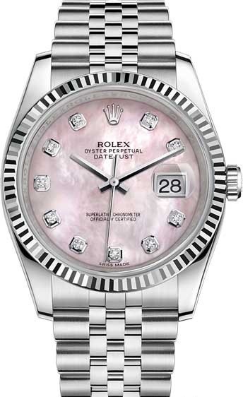 Женские часы Datejust 36 mm Steel and 