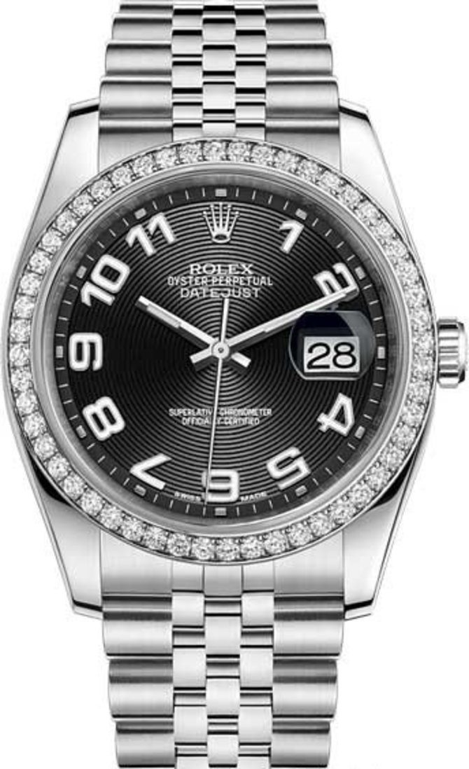Rolex 116244-0066 Datejust 36mm Steel and White Gold