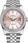 Rolex Datejust 116244-0050 36 mm Steel and White Gold