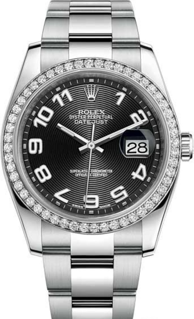 Rolex 116244-0042 Datejust 36mm Steel and White Gold