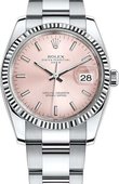 Rolex Datejust 115234-0006 34 mm Steel and White Gold