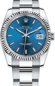 Rolex Datejust 115234-0004 34 mm Steel and White Gold