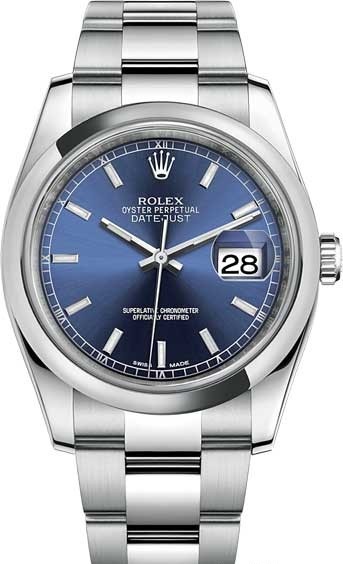 116200-0057 Rolex 36 mm Steel Datejust