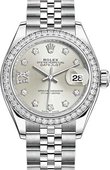 Rolex Datejust 279384rbr-0021 28 mm Steel and White Gold