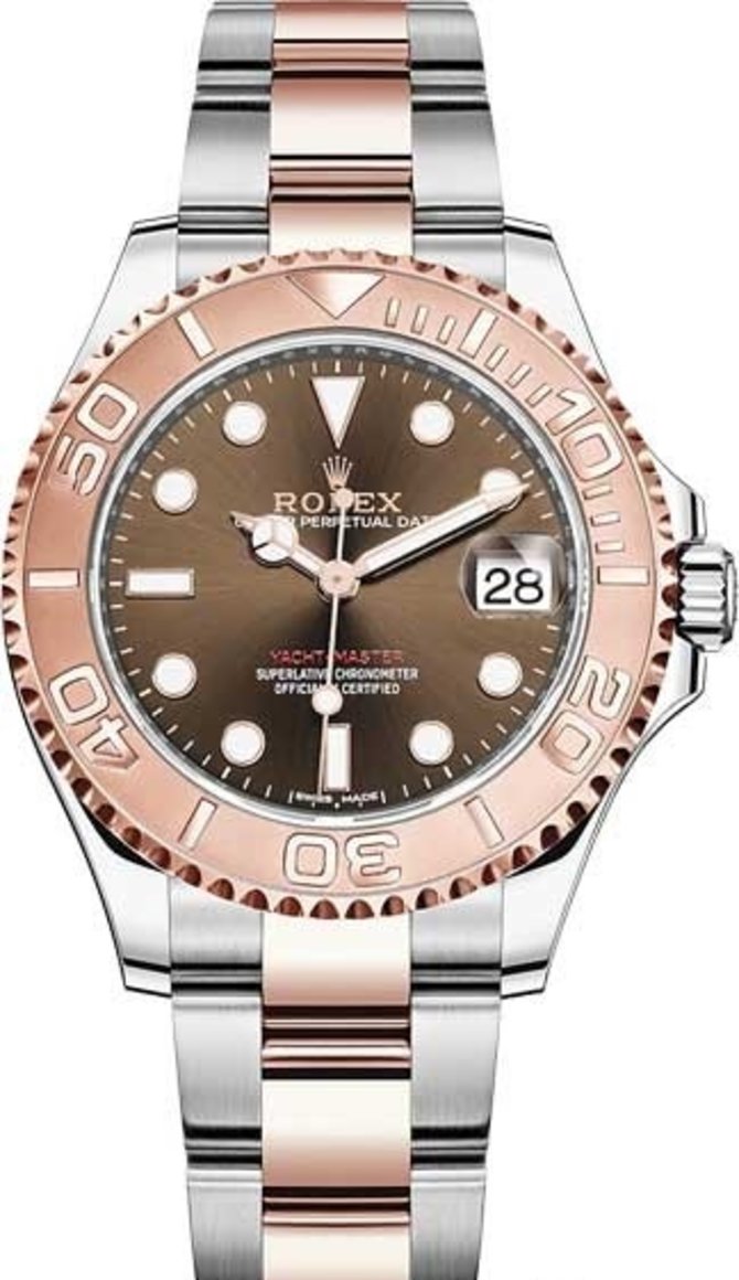 Rolex 268621-0003 Yacht Master II 37 mm Everose Gold and Steel