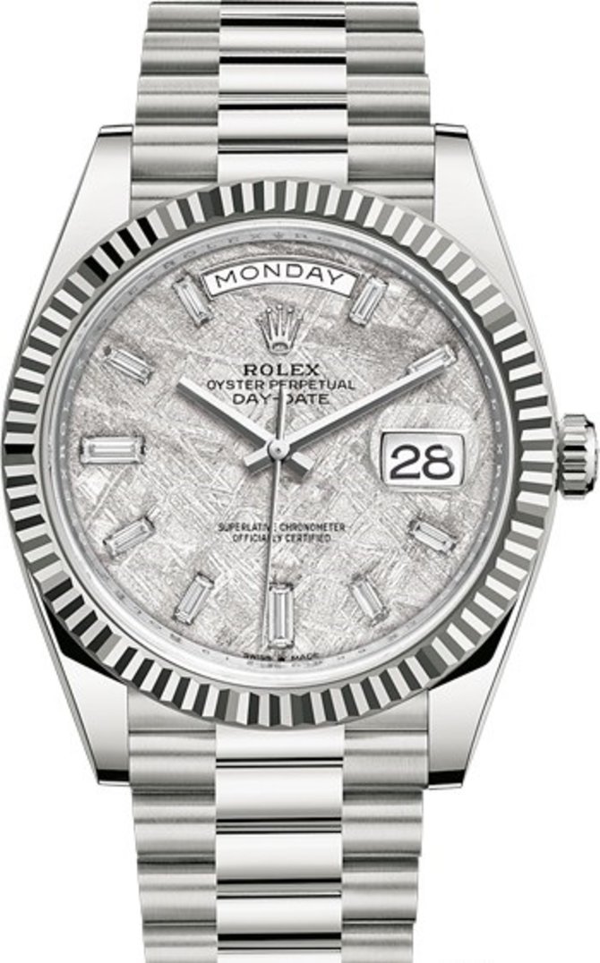 Rolex 228239-0055 Day-Date 40 mm White Gold