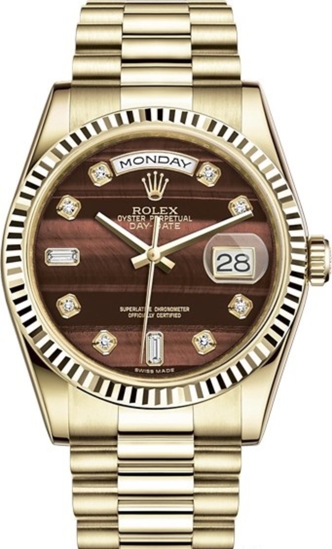 Rolex 118238-0409 Day-Date 36mm Yellow Gold