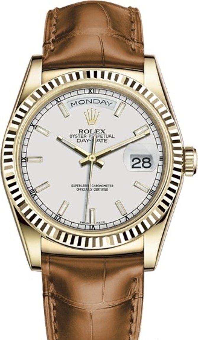 Rolex 118138-0147 Day-Date 36 mm Yellow Gold 