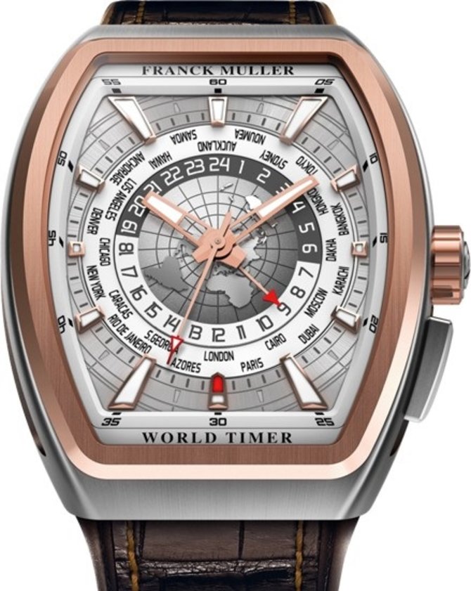 Franck Muller V45 HU GMT Vanguard World Timer GMT