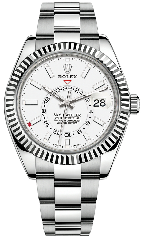 18k rolex sky dweller