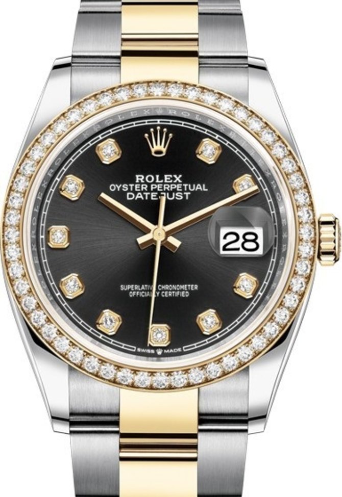 Rolex 126283rbr-0008 Datejust 36mm Steel and Yellow Gold