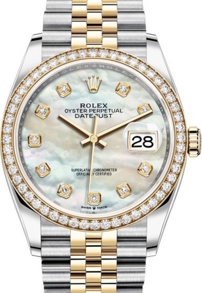 Rolex 126283rbr-0009 Datejust 36mm Steel and Yellow Gold