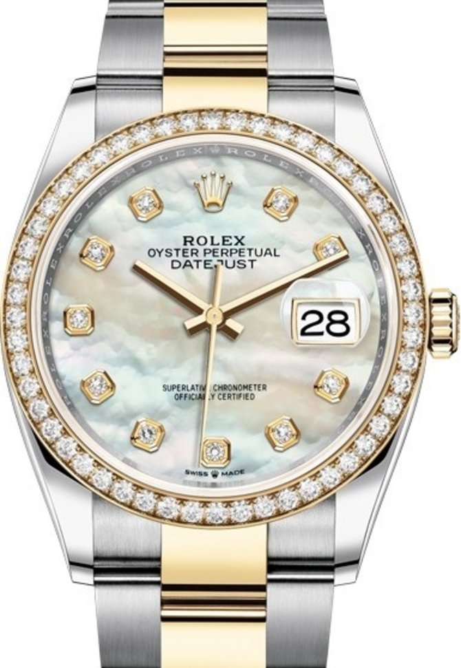 Rolex 126283rbr-0010 Datejust 36mm Steel and Yellow Gold