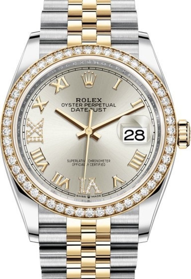 Rolex 126283rbr-0017 Datejust 36mm Steel and Yellow Gold