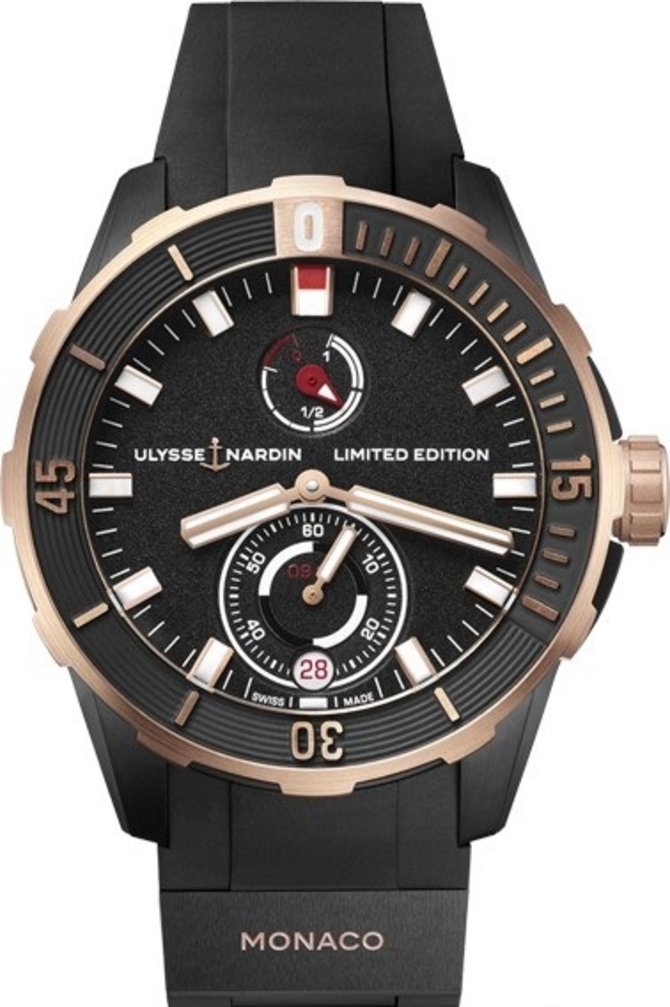 Ulysse Nardin 1185-170LE-3/BLACK-MON Maxi Marine Diver Chronometer