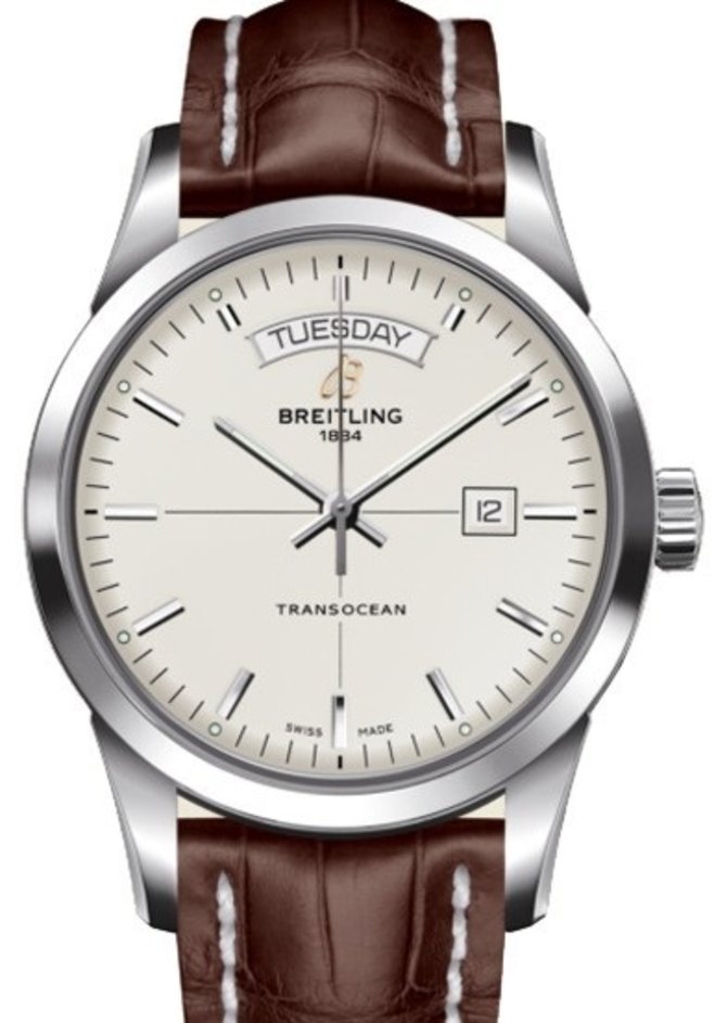 Breitling A4531012/G751/739P/A20BA.1 Transocean Day & Date 