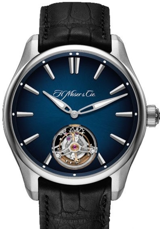 H. Moser 3804-1201 Small Seconds Collection Pioneer Tourbillon