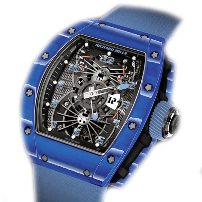 Richard Mille RM 022 Tourbillon Aerodyne Dual Time Blue RM Limited Edition