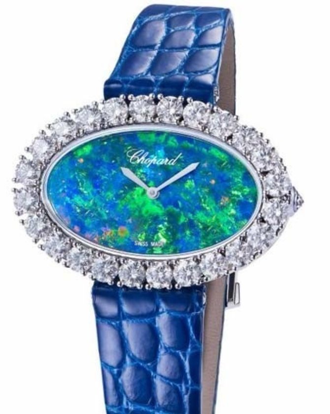 Chopard 13A376-1001 Ladies Classic High Jewellery L'Heure du Diamant Oval Horizontal
