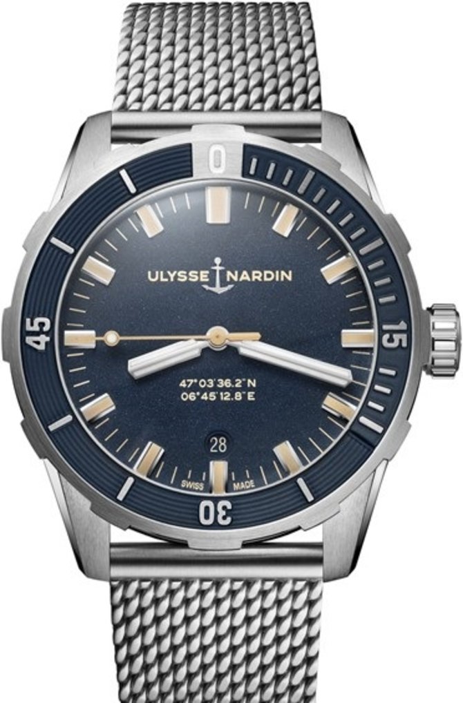 Ulysse Nardin 8163-175-7MIL/93 Maxi Marine Diver Chronometer 42