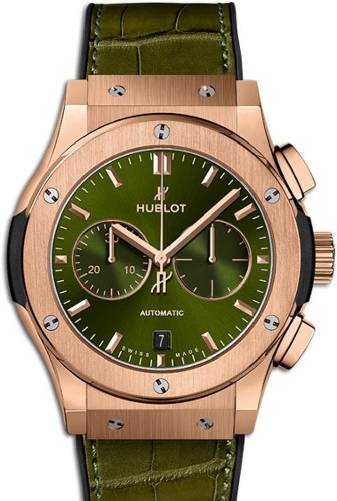 Hublot 541.OX.8980.LR Classic Fusion Chronograph King Gold Green 42 mm