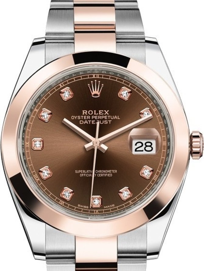 Rolex 126301-0003 Datejust 41mm Steel and Everose Gold