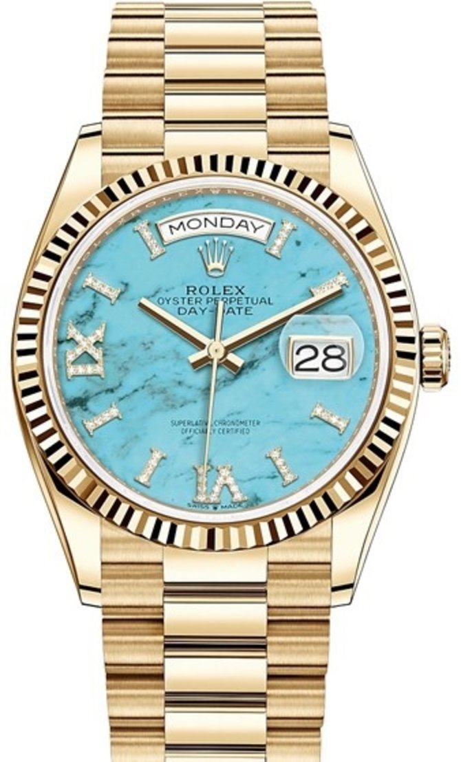 Rolex 128238-0071 Day-Date 36mm Yellow Gold