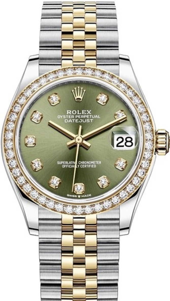 Rolex 278383rbr-0030 Datejust 31mm Steel and Yellow Gold