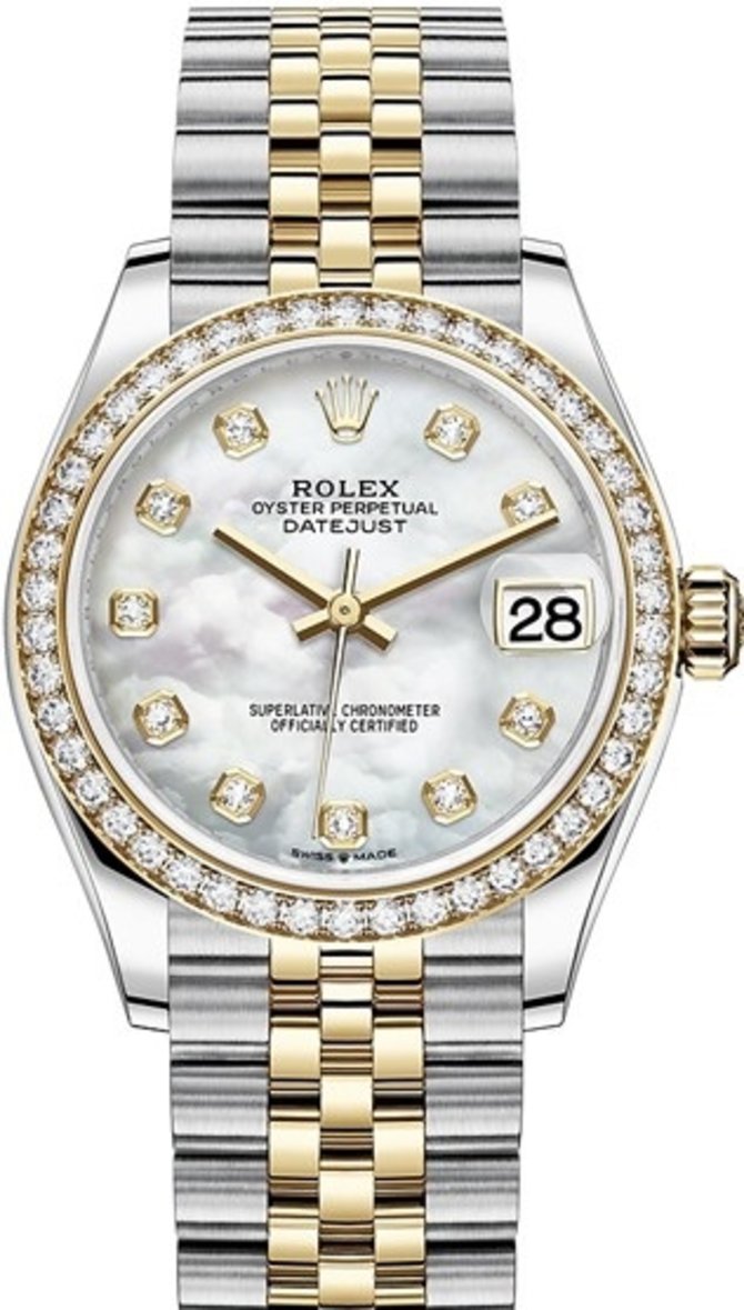Rolex 278383rbr-0028 Datejust 31mm Steel and Yellow Gold