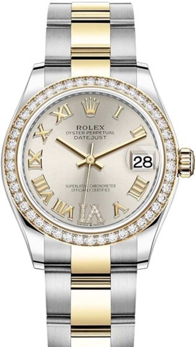Rolex 278383rbr-0003 Datejust 31mm Steel and Yellow Gold