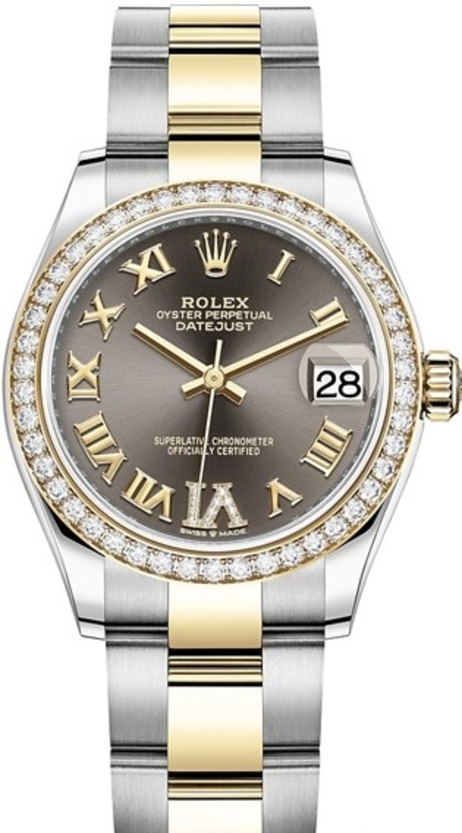 Rolex 278383rbr-0017 Datejust 31mm Steel and Yellow Gold