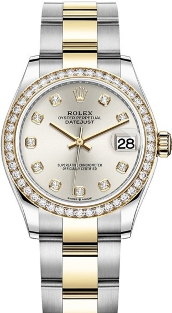 Rolex 278383rbr-0019 Datejust 31mm Steel and Yellow Gold