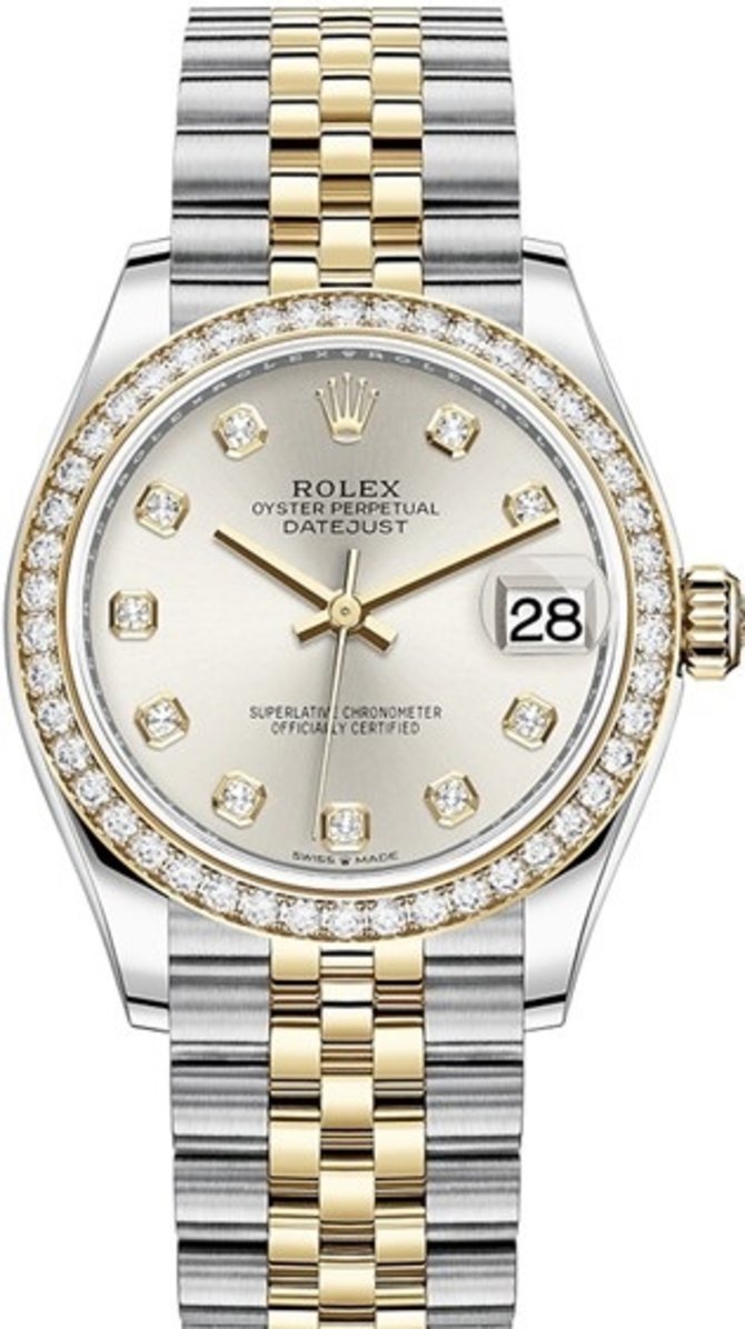 Rolex 278383rbr-0020 Datejust 31mm Steel and Yellow Gold