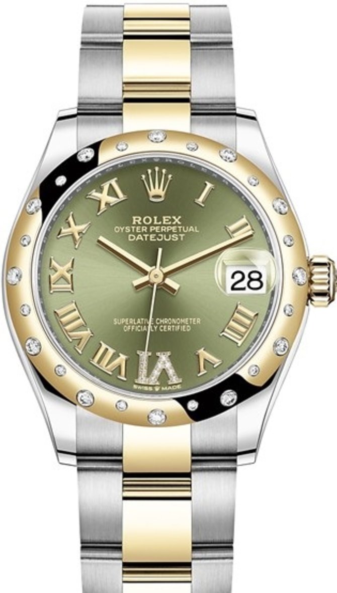 Rolex 278343rbr-0015 Datejust 31 mm Steel and Yellow Gold