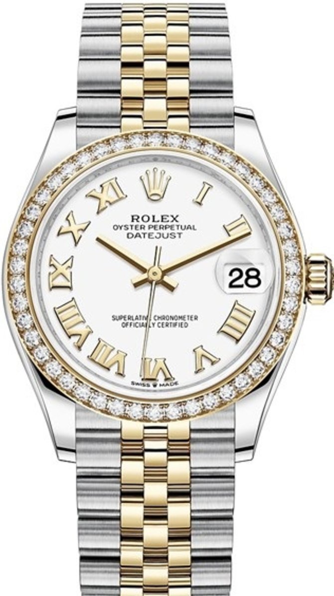 Rolex 278383rbr-0002 Datejust 31mm Steel and Yellow Gold