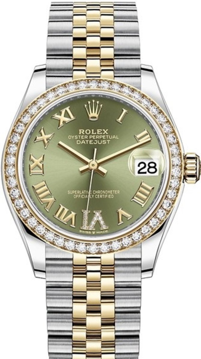 Rolex 278383rbr-0016 Datejust 31 mm Steel and Yellow Gold 