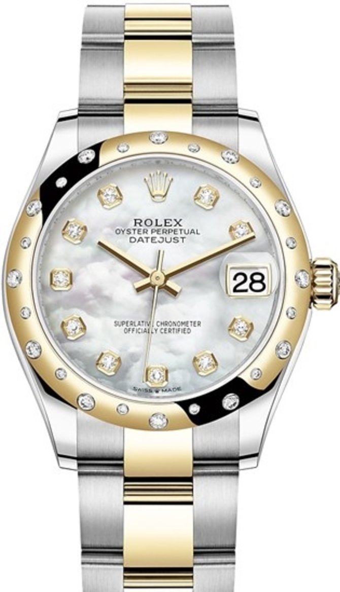 Rolex 278343rbr-0027 Datejust 31mm Steel and Yellow Gold
