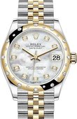 Rolex Datejust 278343rbr-0028 31 mm Steel and Yellow Gold