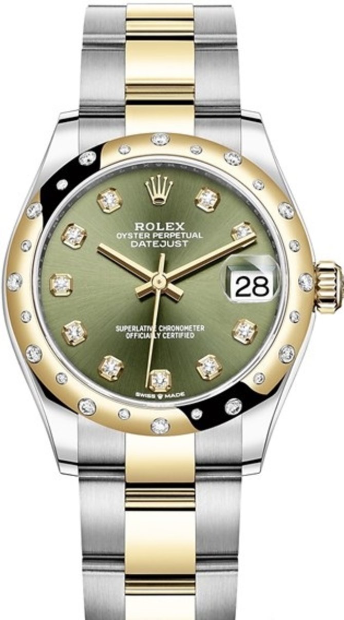 Rolex 278343rbr-0029 Datejust 31mm Steel and Yellow Gold