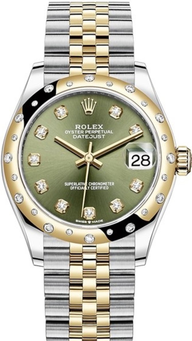 Rolex 278343rbr-0030 Datejust 31 mm Steel and Yellow Gold